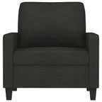 Sofa Chair Black 60 cm Fabric