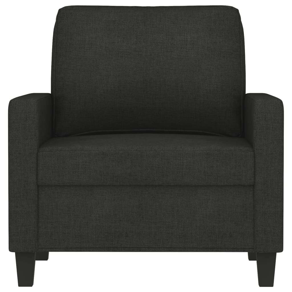 Sofa Chair Black 60 cm Fabric