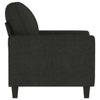 Sofa Chair Black 60 cm Fabric