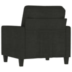 Sofa Chair Black 60 cm Fabric