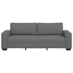 3-Seater Sofa Dark Grey 180 cm Fabric