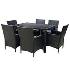 Outdoor Furniture 7pcs Dining Set