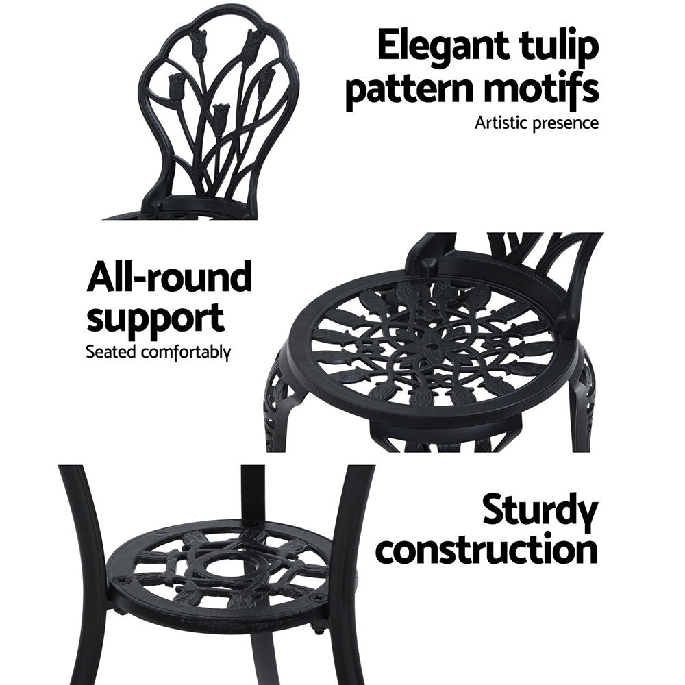 3 Piece Outdoor Setting Bistro Set Specifications