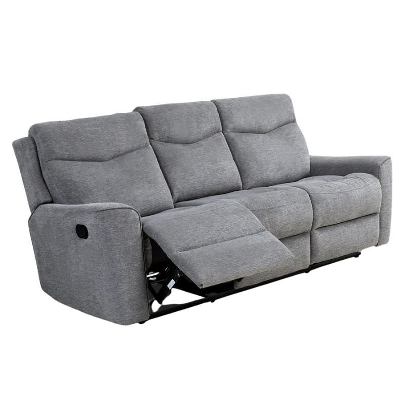 3+2 Seat Manual Recliner Sofa Set Cosmic Light Gray